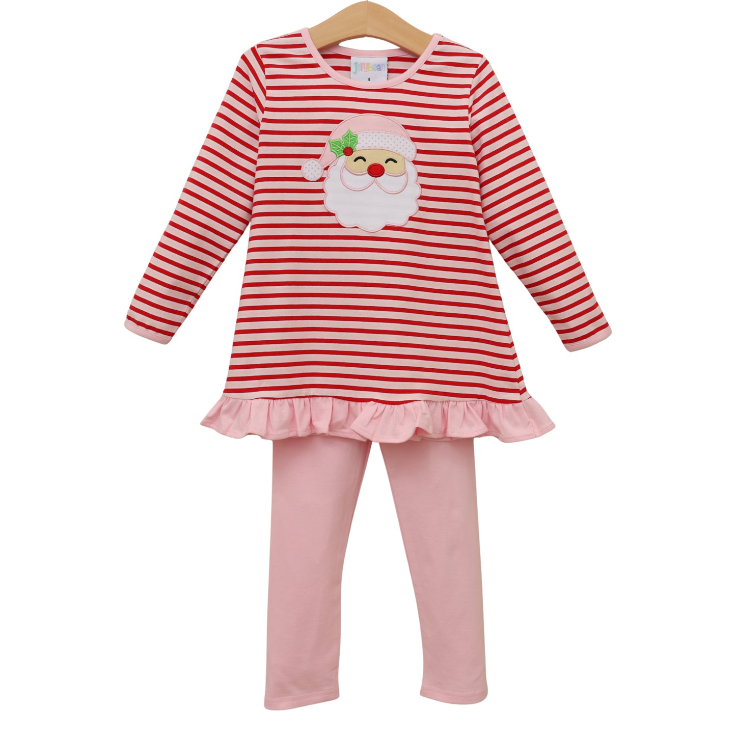 Jolly St. Nick Ruffle Pants Set - PREORDER