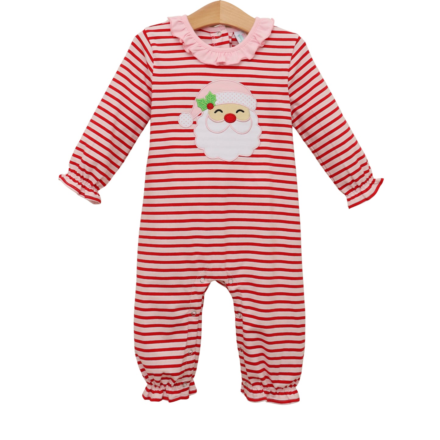 Jolly St. Nick Ruffle Romper - PREORDER