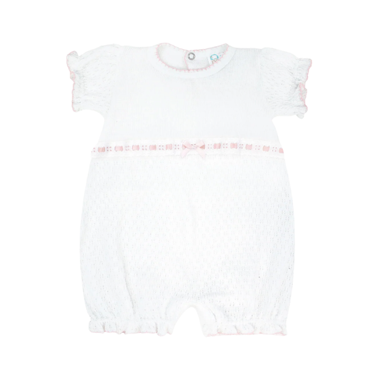 Knit Eyelet Ribbon Bubble