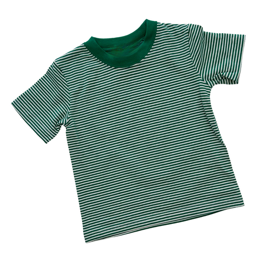 Knit Stripe Short Sleeve Shirt