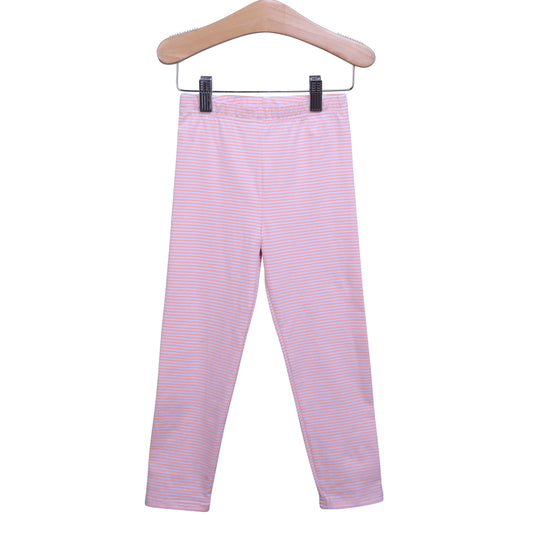 Leggings - Light Pink Stripe - PREORDER