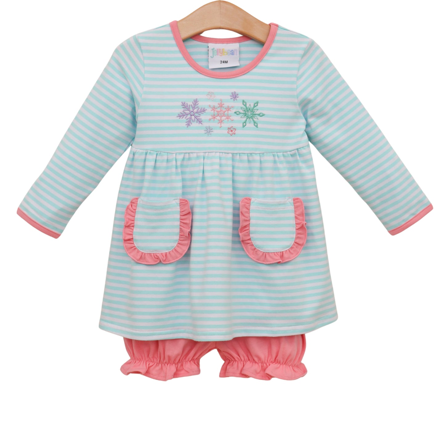Let It Snow Ruffle Bloomer Set - PREORDER