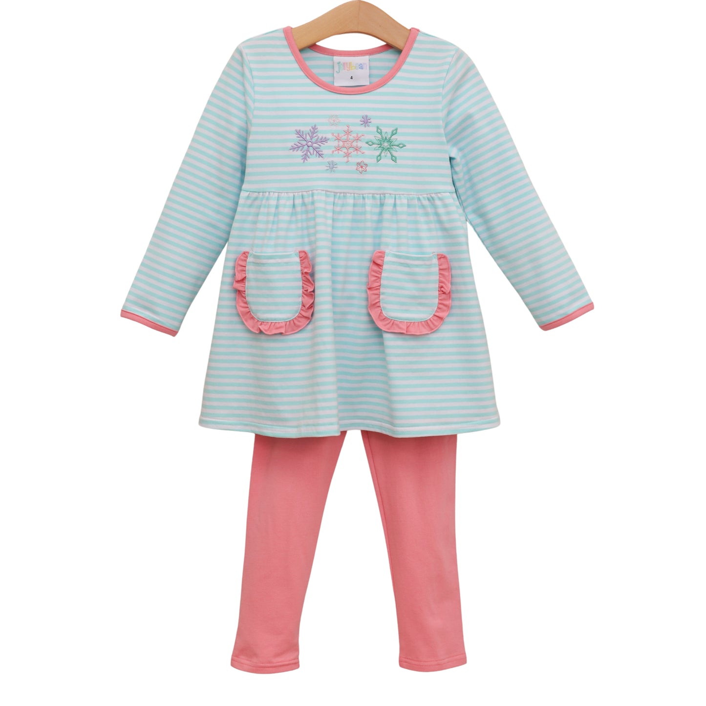 Let It Snow Ruffle Pants Set - PREORDER