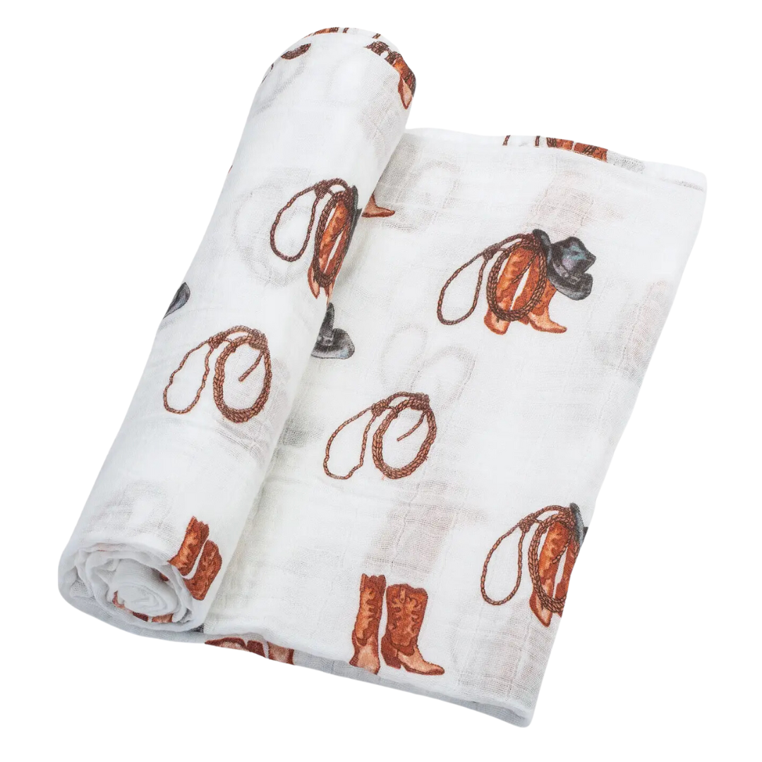 Printed Muslin Swaddle Blankets