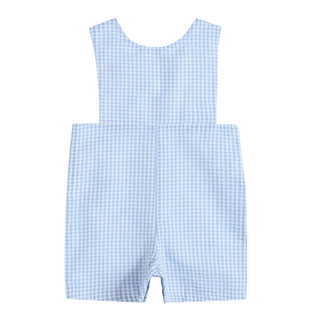 Light Blue Gingham Jon Jon