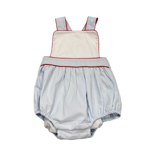 Light Blue with Red Trim Bubble