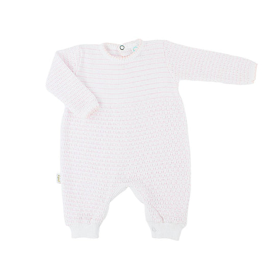 Long Sleeve Pinstripe Romper