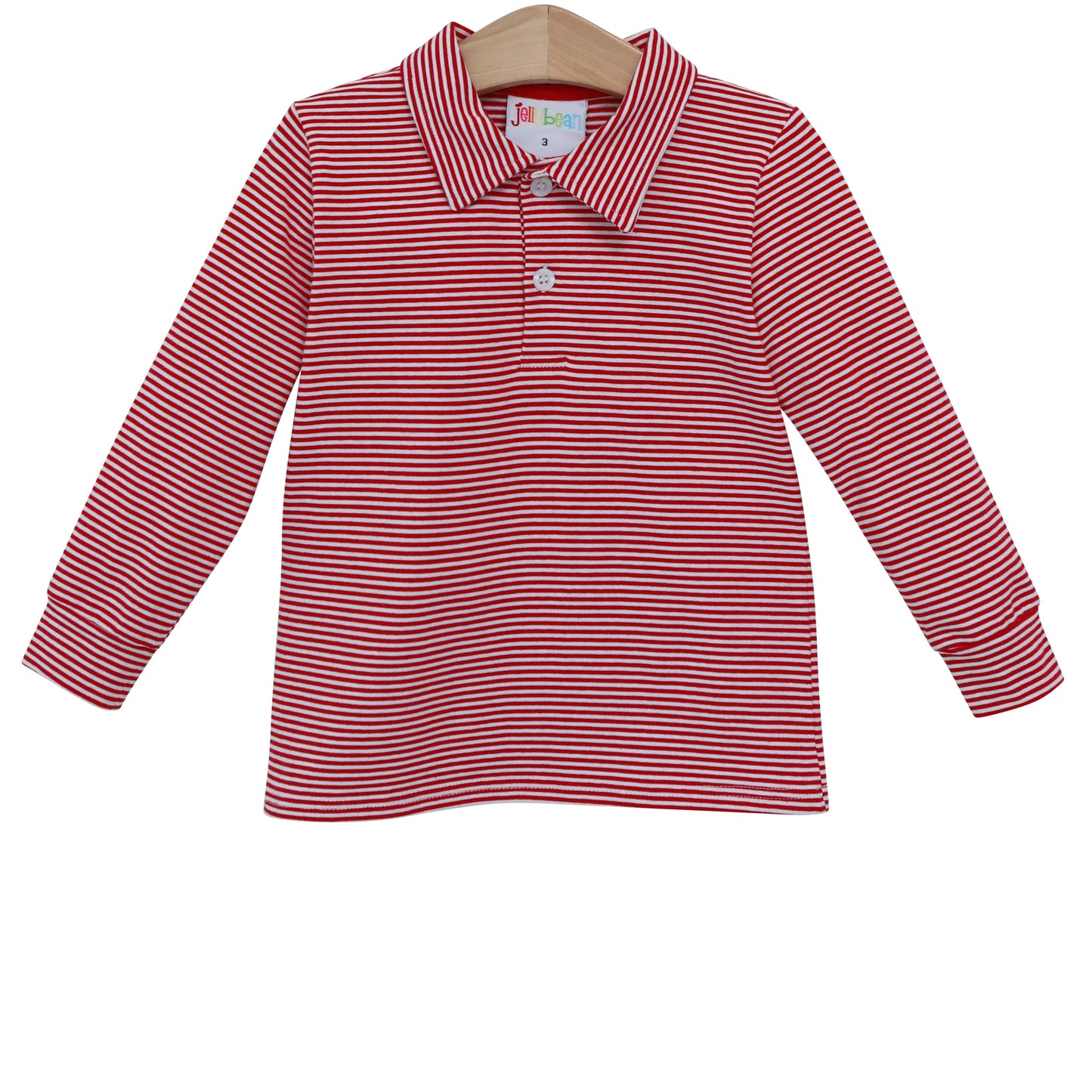 Michael Polo LS - Red Stripe - Preorder