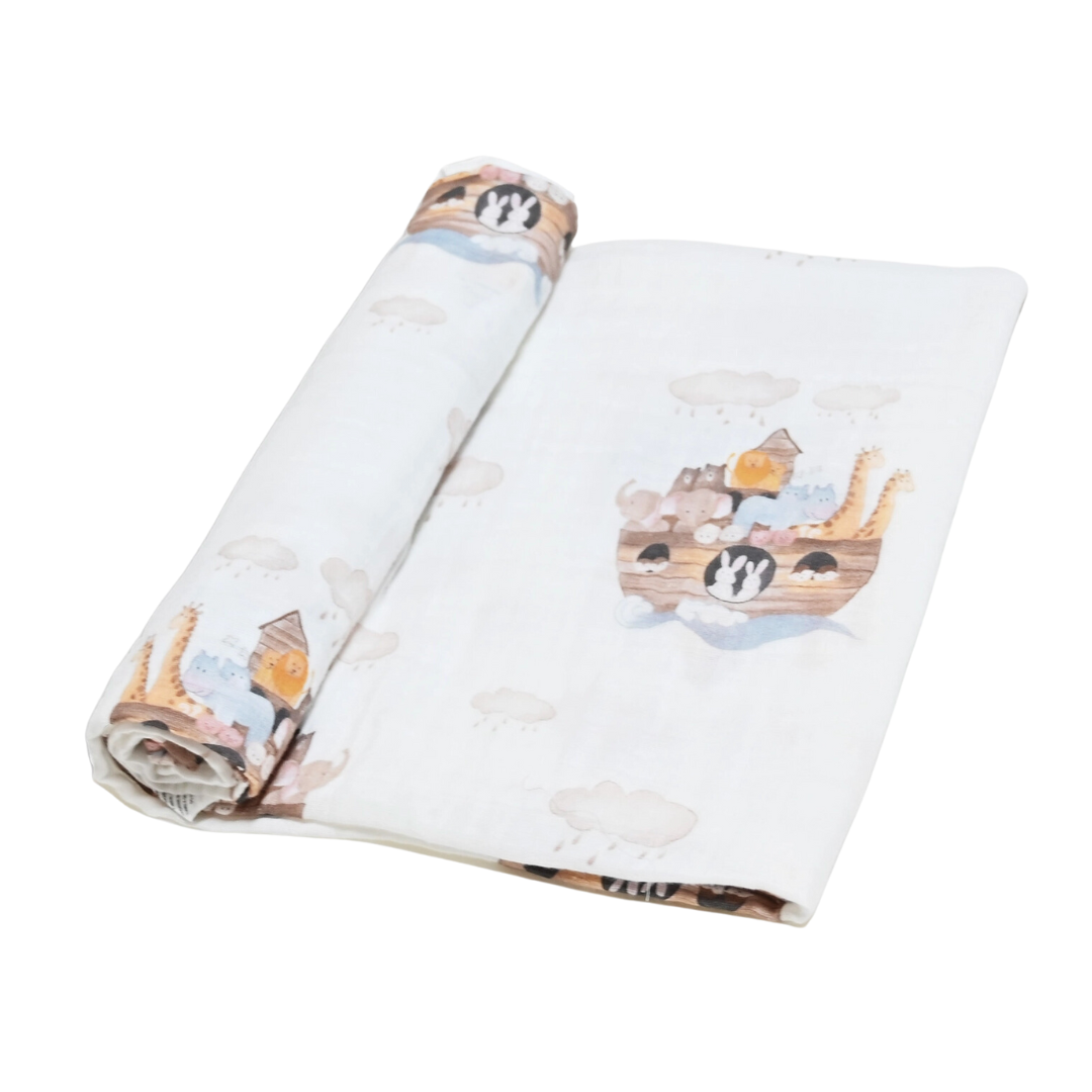 Printed Muslin Swaddle Blankets