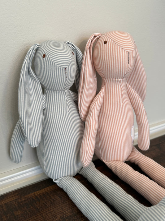 Personalized Striped Bunny