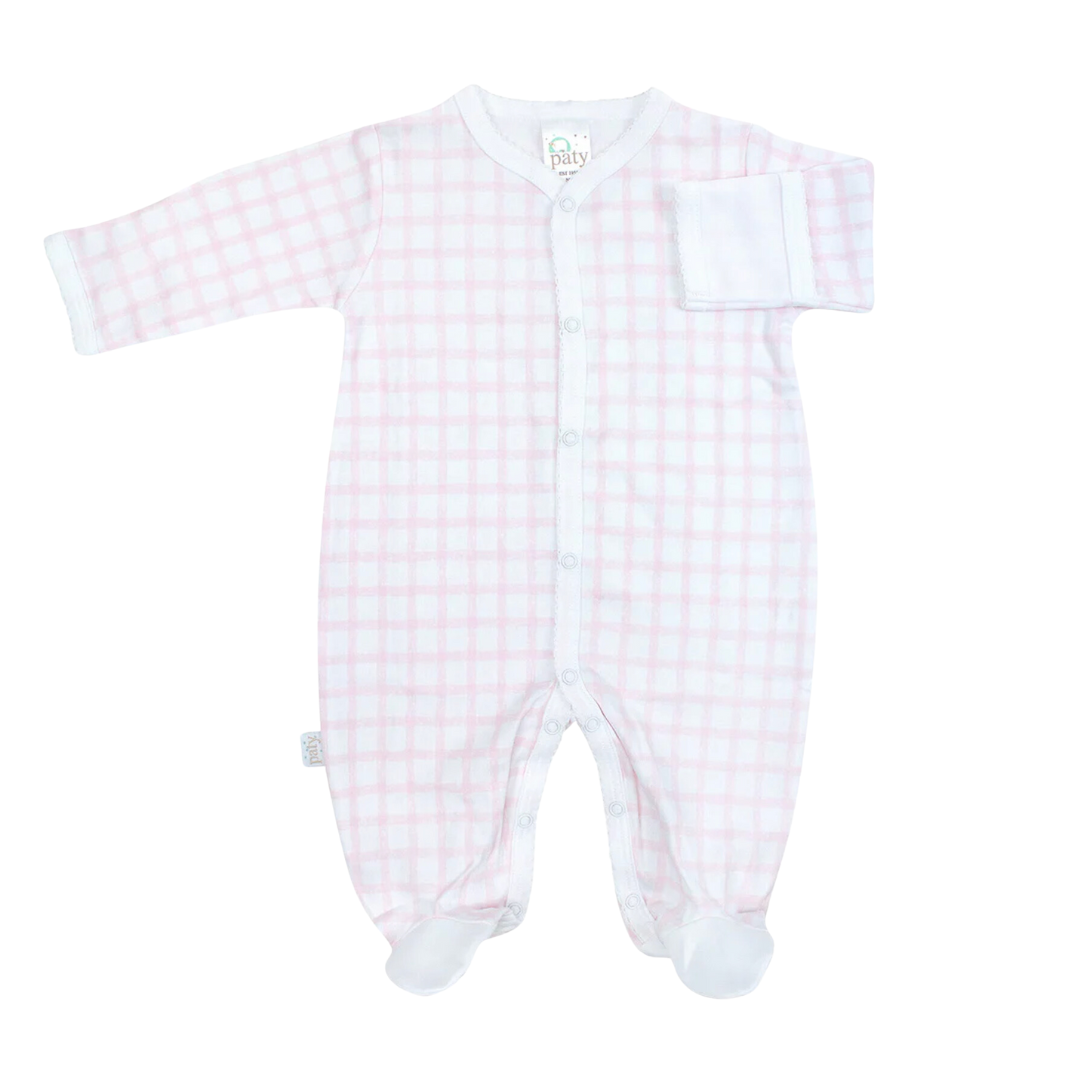 Pima Gingham Footie