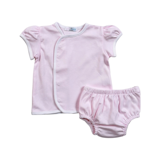 Pink Pima Diaper Cover Set