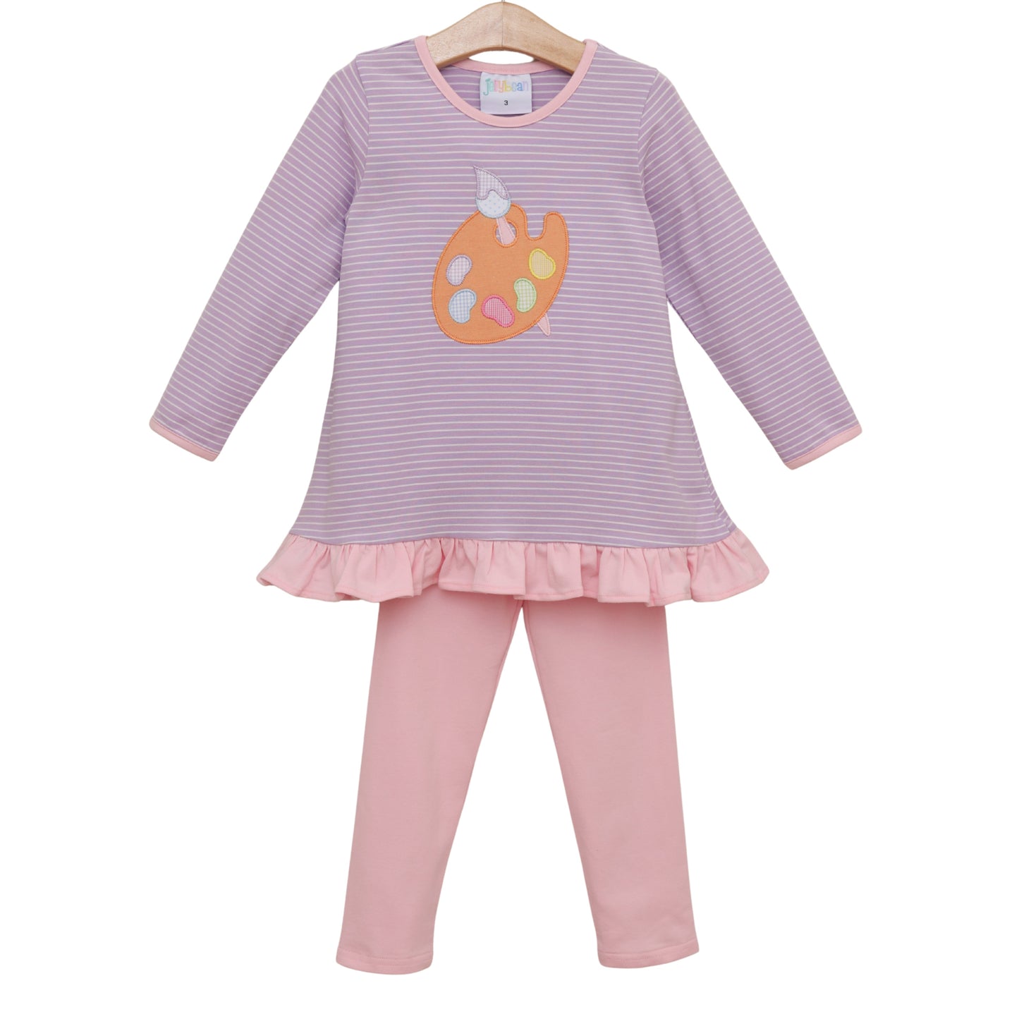Pretty Painter Ruffle Pants Set - PREORDER
