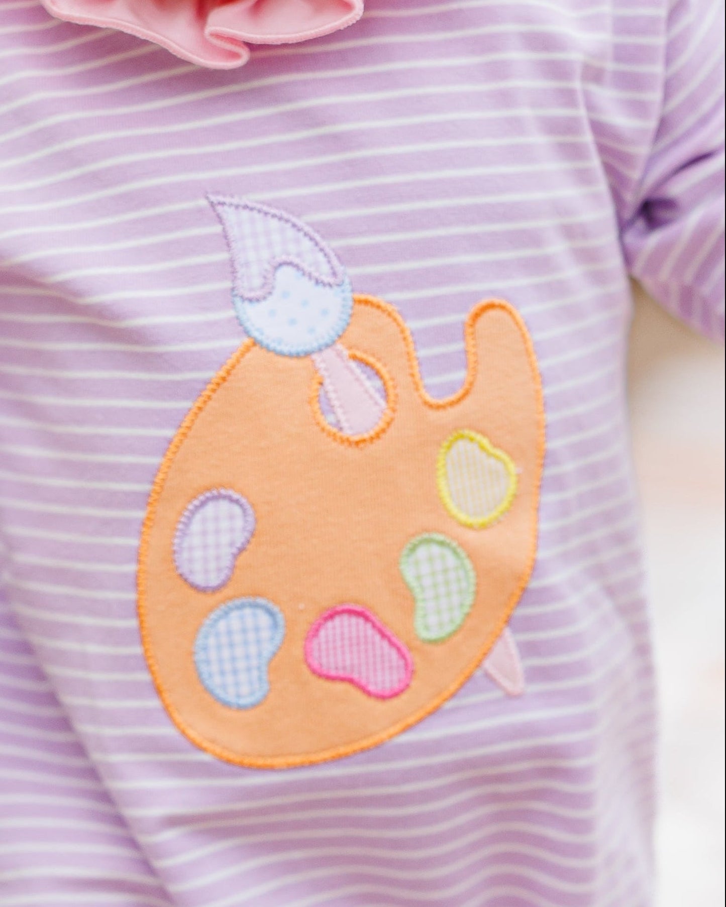 Pretty Painter Ruffle Romper - PREORDER