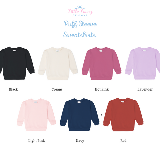 Puff Sleeve Sweatshirt