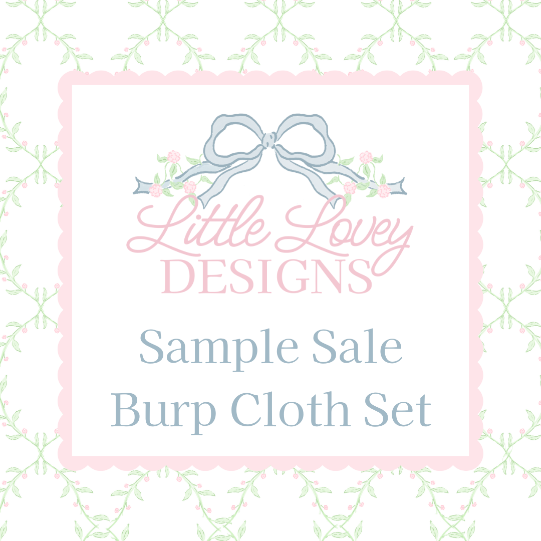 Sample Sale Burp Cloth Set