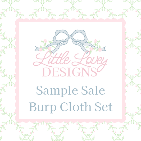 Sample Sale Burp Cloth Set