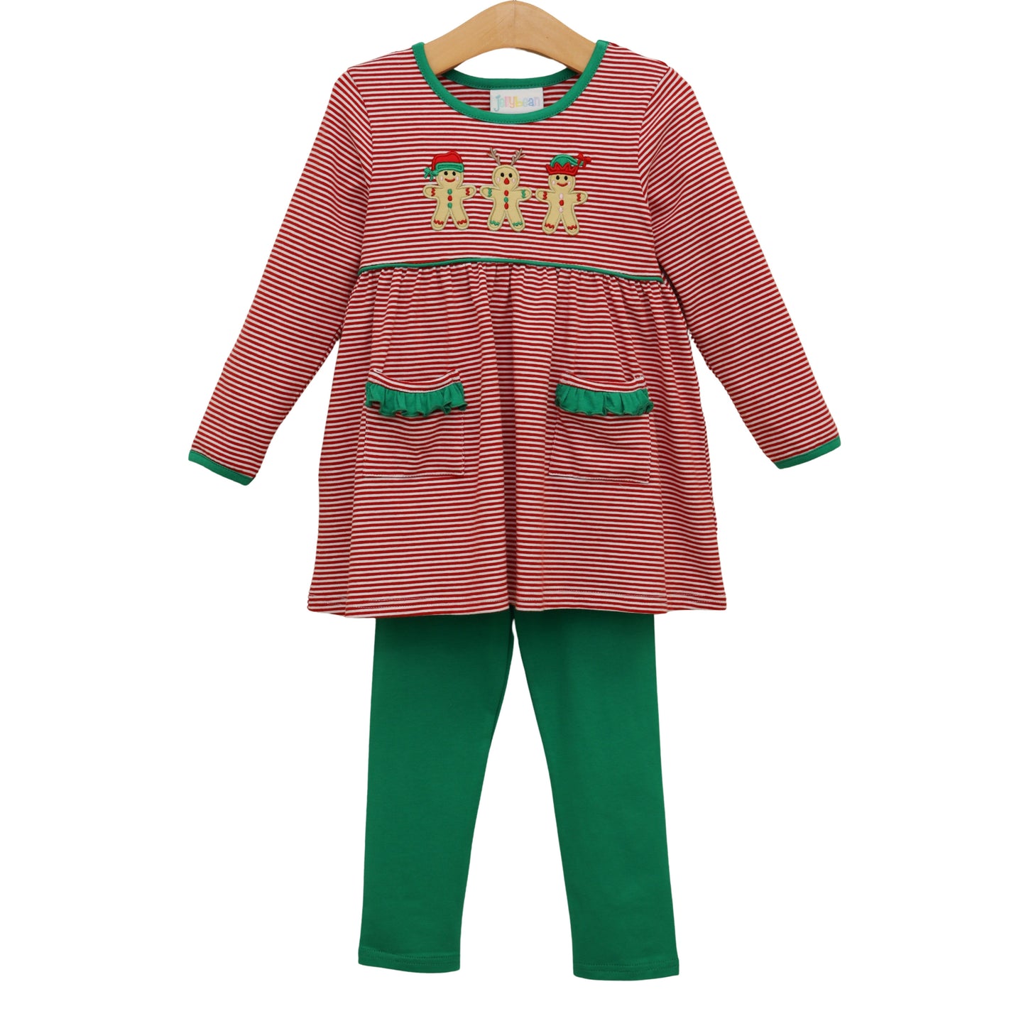 Santa's Sweet Helpers Ruffle Pants Set - PREORDER
