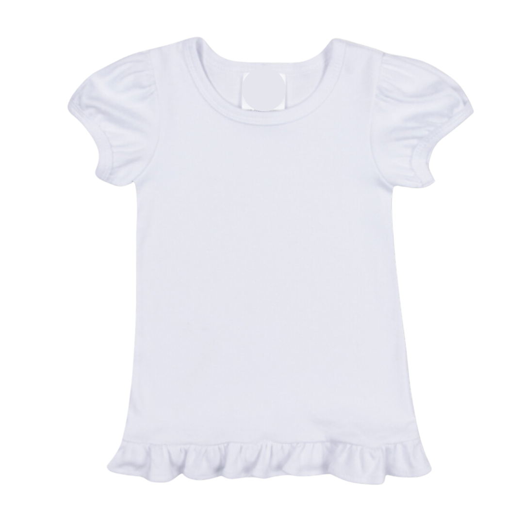 Short Sleeve Ruffle Shirt