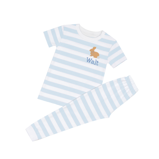 Spring Striped Pajamas