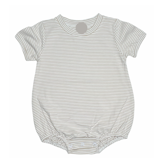 Stripe Short Sleeve Bubble