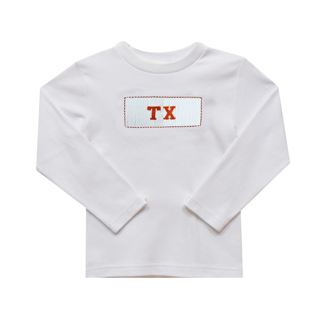 Texas Smocked Long Sleeve Shirt
