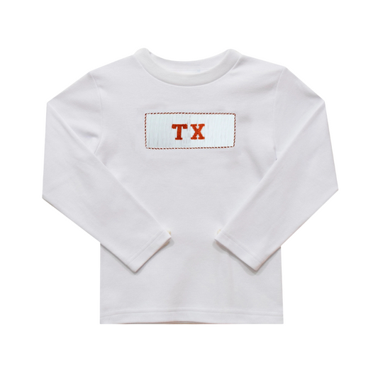 Texas Smocked Long Sleeve Shirt