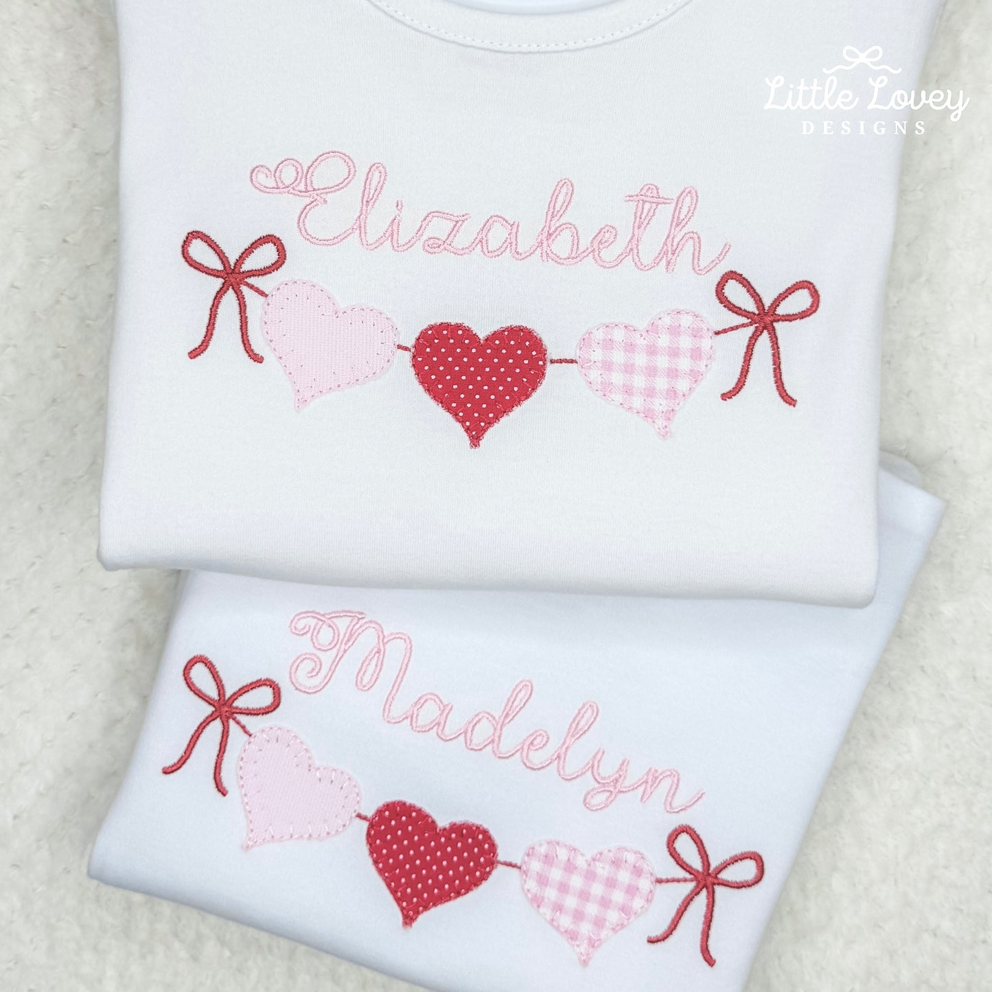 Valentine's Day Heart Bunting Shirt