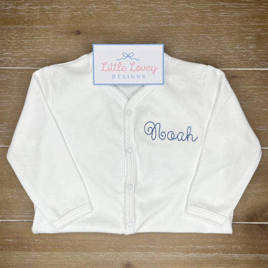 Personalized Pima Cotton Footie