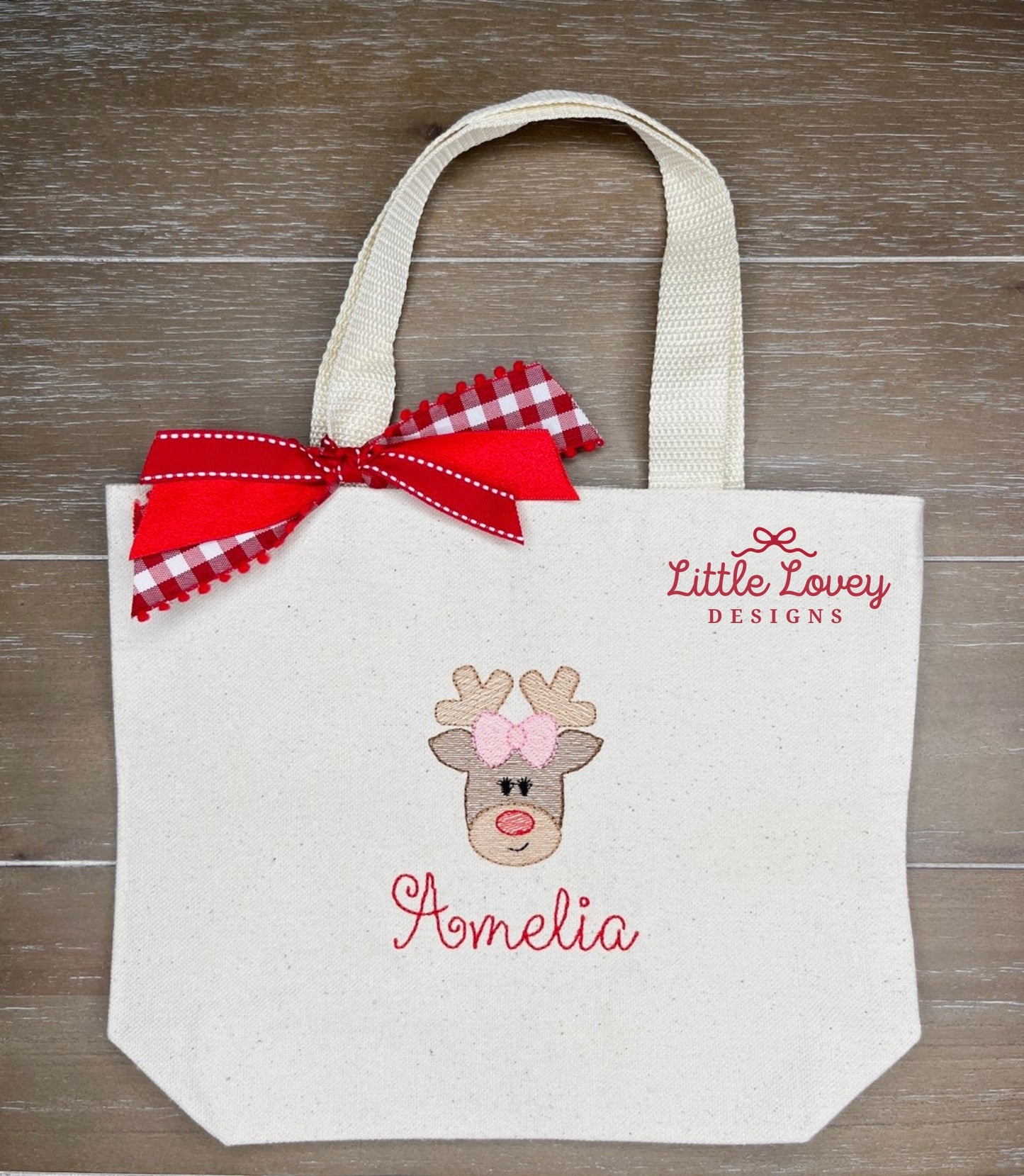 Mini Reindeer Tote